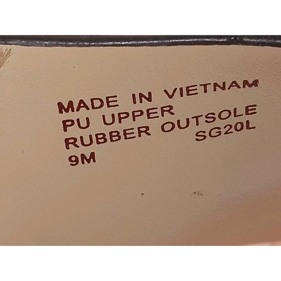 Michael Kors London Brown Logo Print  Thong Block Heel Slingback Sandals Sz 9M - Picture 8 of 8